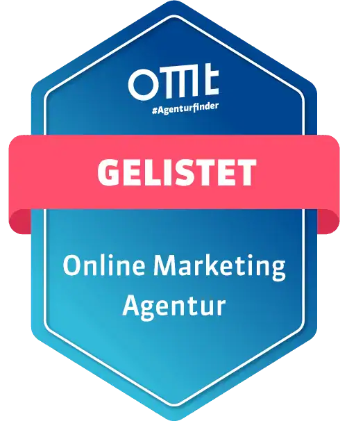 OMT Agenturfinder Listing-Badge